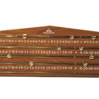 Eiche Snooker Zähltafel